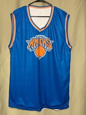 New York Knicks Reversible Blue Men's Basketball Jersey